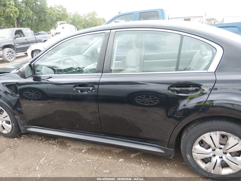2013 SUBARU LEGACY SEDAN 2.5L H-4 DOHC, VVT, 173HP