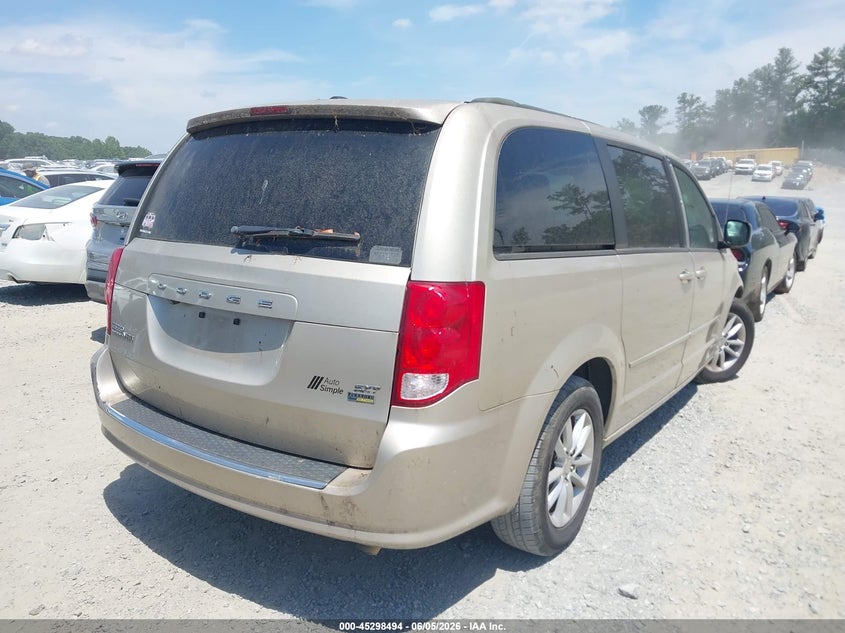 Vin: 2c4rdgcg9er321884, lot: 45796350, dodge grand caravan sxt 20144