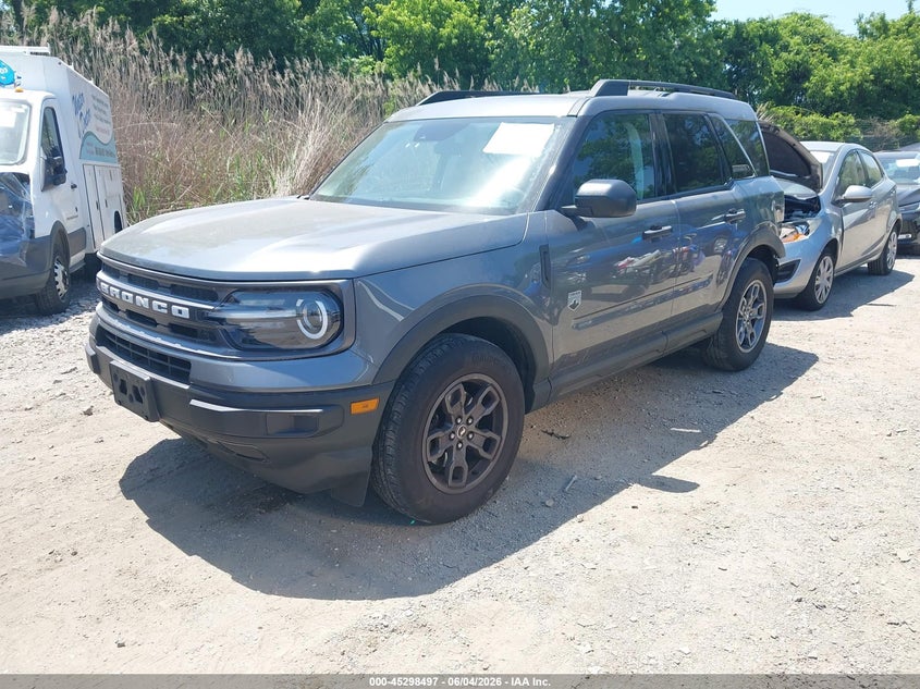 Vin: 3fmcr9b64nrd94565, lot: 45796353, ford bronco sport big bend 20222