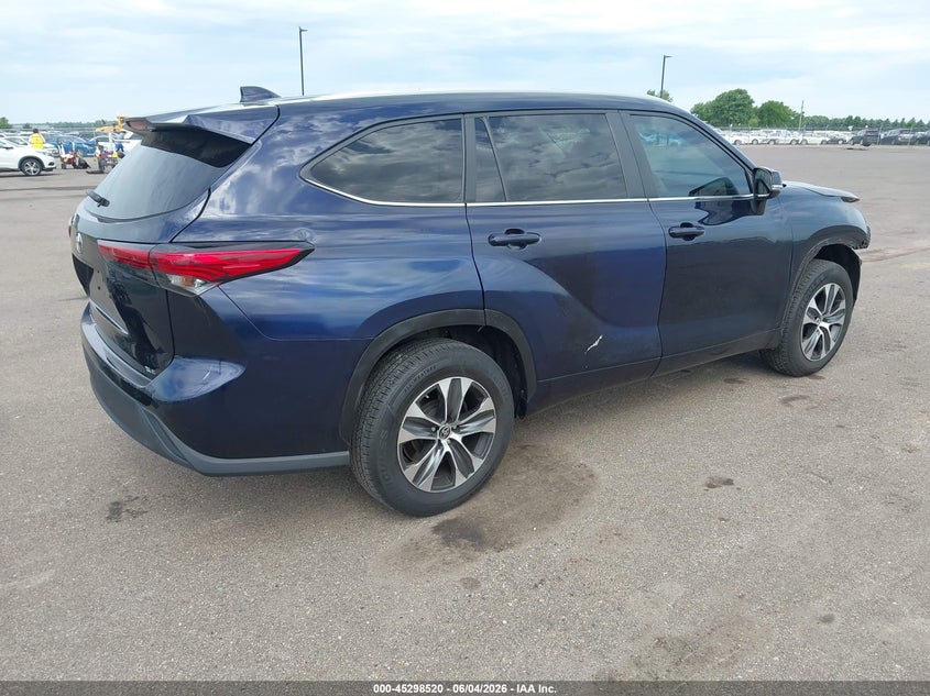 Vin: 5tdkdrah5ps041608, lot: 45796376, toyota highlander xle 20234