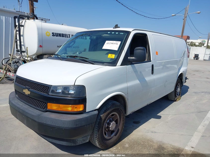 Vin: 1gcwgafg6l1274561, lot: 45796412, chevrolet express cargo rwd 2500 regular wheelbase wt 20202