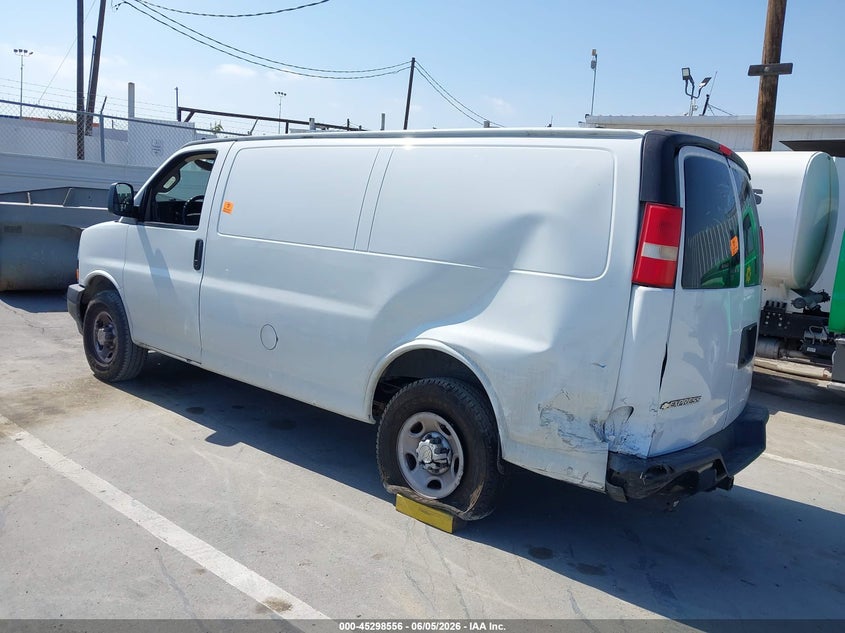 Vin: 1gcwgafg6l1274561, lot: 45796412, chevrolet express cargo rwd 2500 regular wheelbase wt 20203