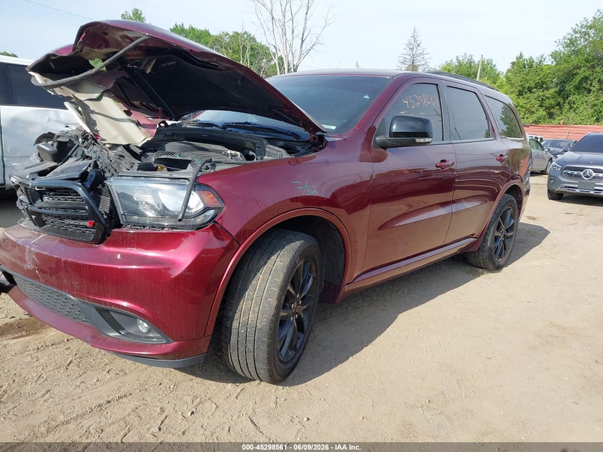 Vin: 1c4rdjdg5jc415968, lot: 45796417, dodge durango gt awd 20182