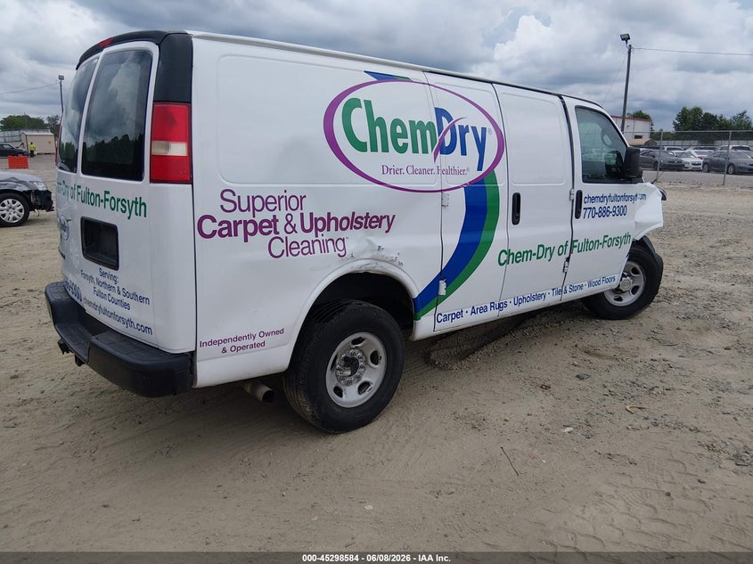 Vin: 1gcwgfca6e1117693, lot: 45796440, chevrolet express 2500 work van 20144