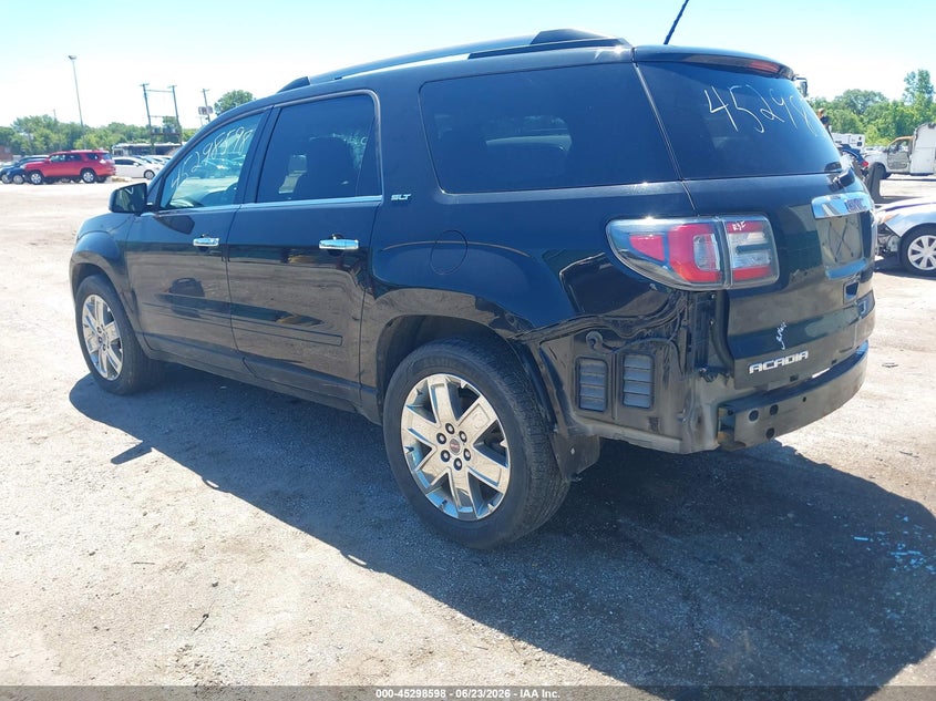 Vin: 1gkkrskd5hj311427, lot: 45796454, gmc acadia limited 20173