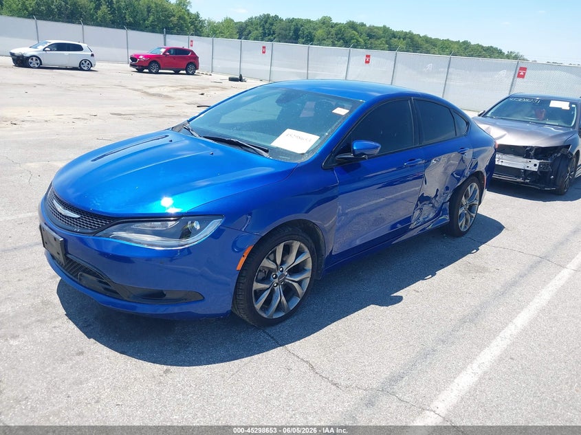 Vin: 1c3cccbg3fn705990, lot: 45796509, chrysler 200 s 20152