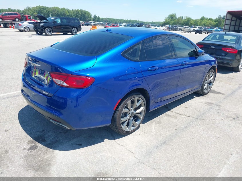 Vin: 1c3cccbg3fn705990, lot: 45796509, chrysler 200 s 20154