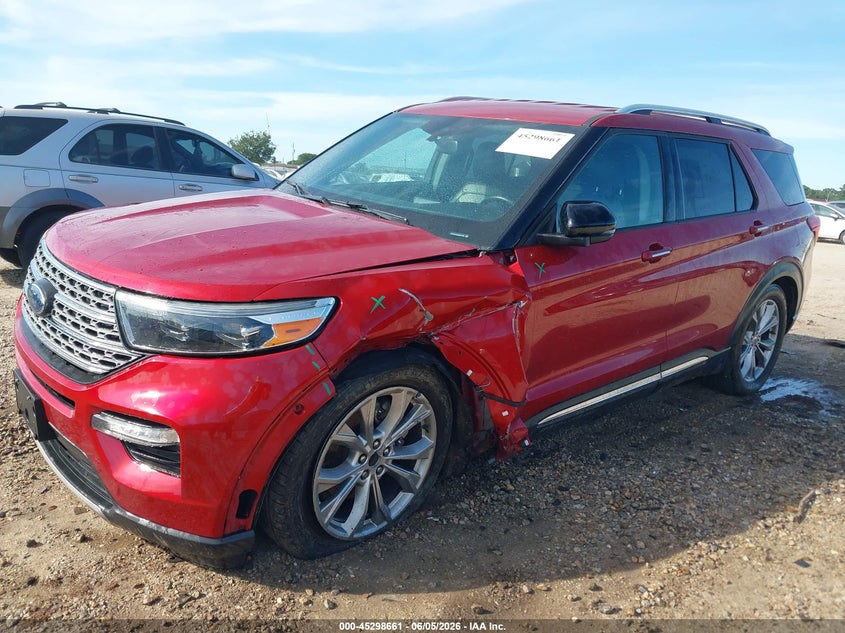 Vin: 1fmsk8fh3mgb72899, lot: 45796517, ford explorer limited 20212