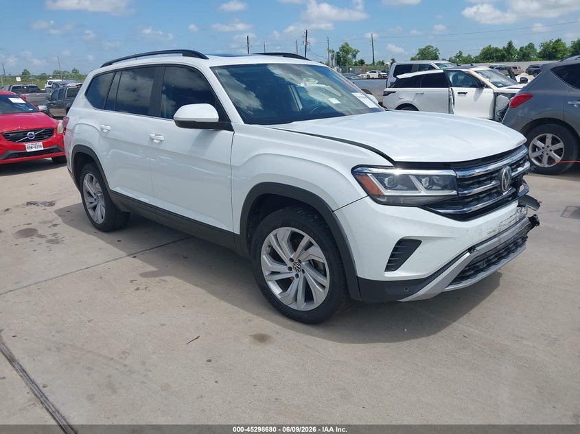 2021 Volkswagen Atlas 3.6l V6 Se W/technology VIN 1V2JR2CA7MC512058