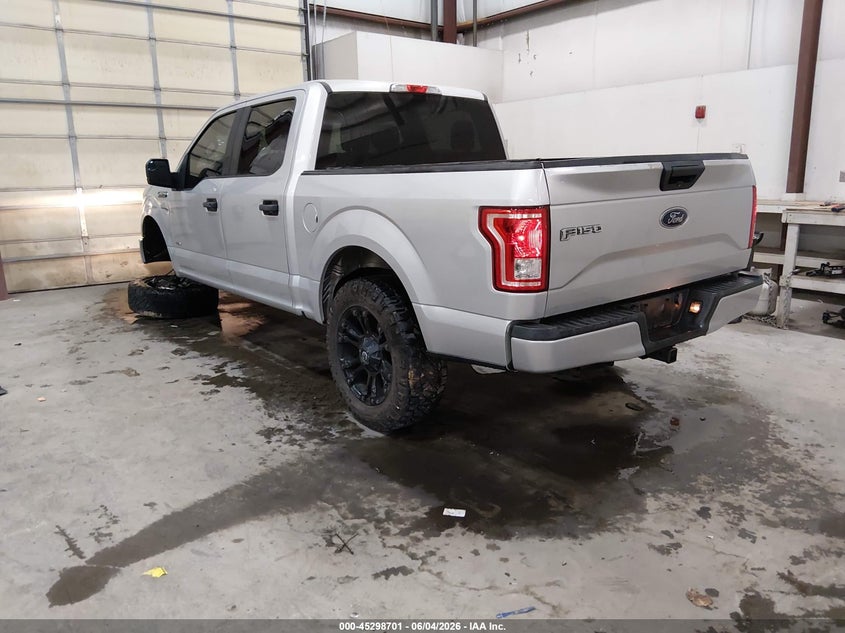 Vin: 1ftew1ep8hkd32350, lot: 45796557, ford f-150 xl 20173