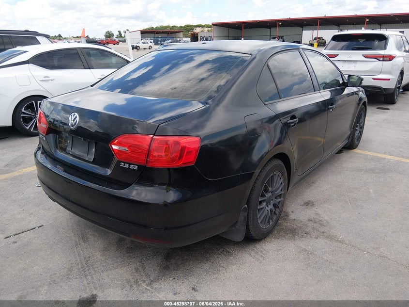 Vin: 3vwdp7aj4cm460080, lot: 45796563, volkswagen jetta 2.5l se 20124