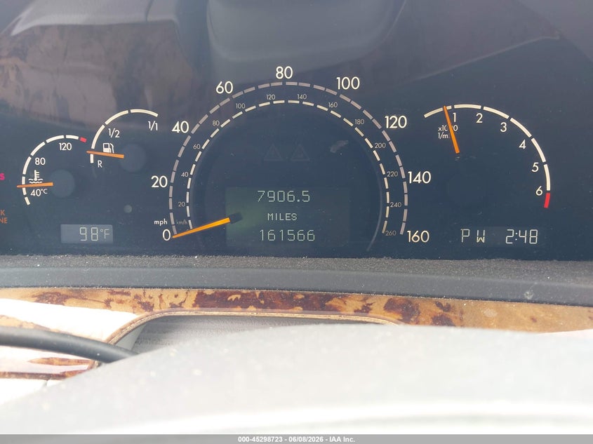 2001 Mercedes-Benz S 500 VIN: WDBNG75J61A206283 Lot: 45298723