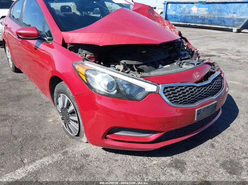 2016 Kia Forte Lx VIN: KNAFK4A61G5567164 Lot: 45298736