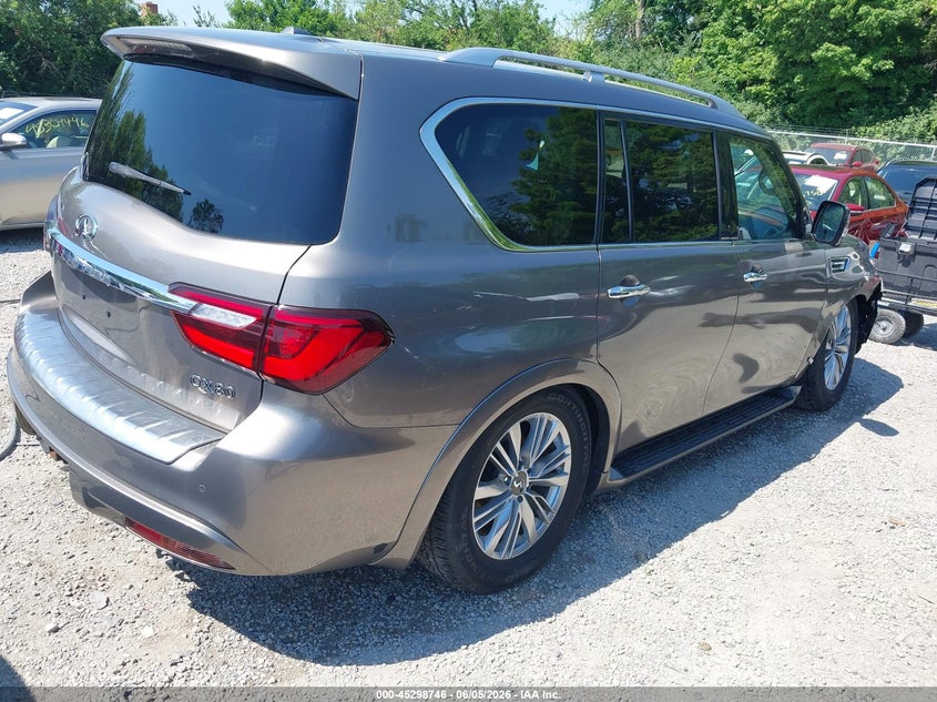 Vin: jn8az2ne8k9236344, lot: 45796602, infiniti qx80 luxe 20194