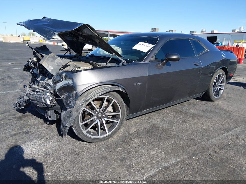 Vin: 2c3cdzbt8ph504075, lot: 45796621, dodge challenger r/t 20232