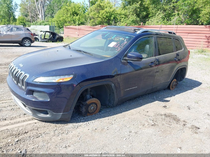 Vin: 1c4pjmds9gw202941, lot: 45796671, jeep cherokee limited 20162