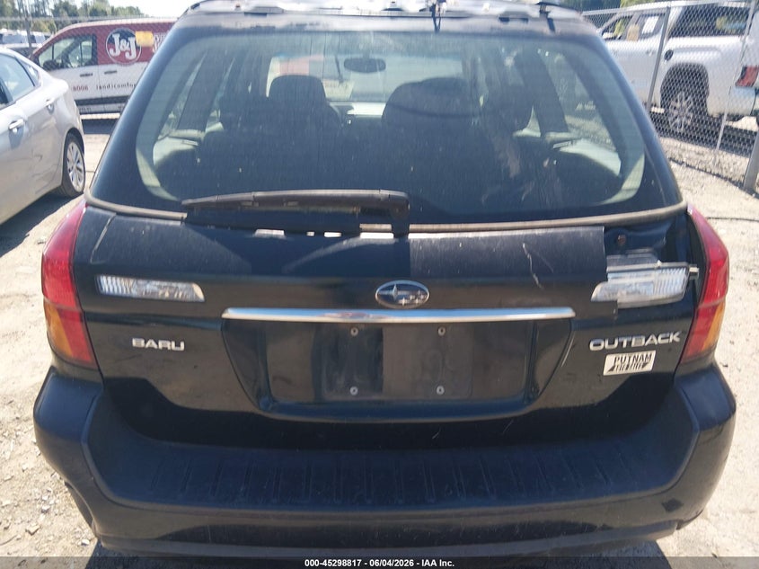 2006 Subaru Outback 2.5I VIN: 4S4BP61C067314548 Lot: 45298817