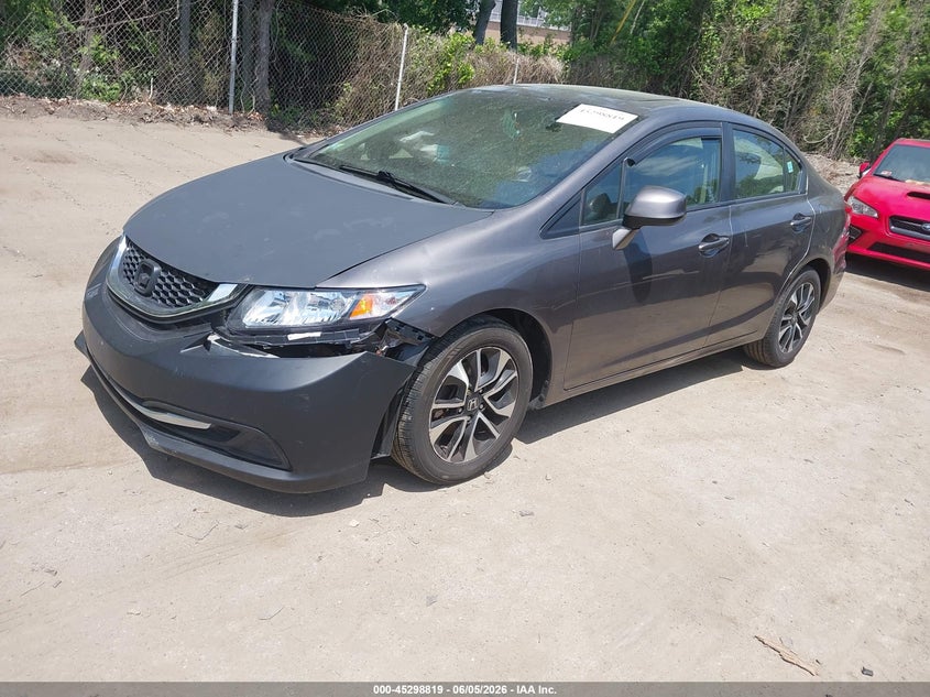 Vin: 19xfb2f82de207127, lot: 45796675, honda civic ex 20132