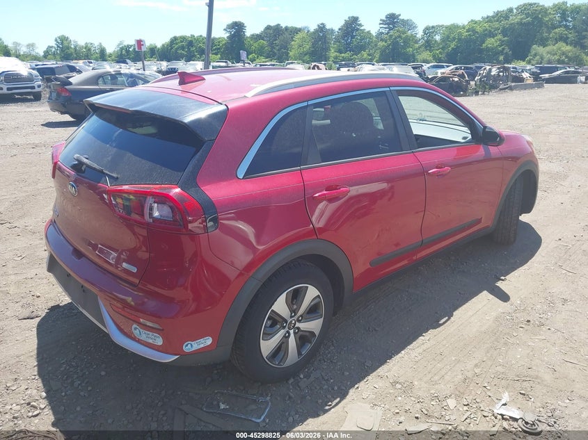 Vin: kndcb3lc4h5048579, lot: 45796681, kia niro lx 20174