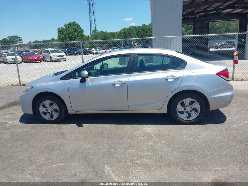 2014 Honda Civic Lx VIN: 19XFB2F55EE077965 Lot: 45298829