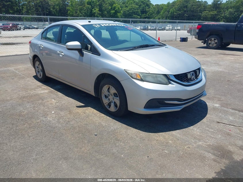 Vin: 19xfb2f55ee077965, lot: 45796685, honda civic lx 2014 img_1