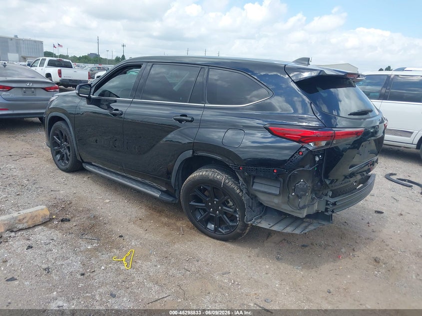 Vin: 5tdzzrah2ns547474, lot: 45796689, toyota highlander le 20223