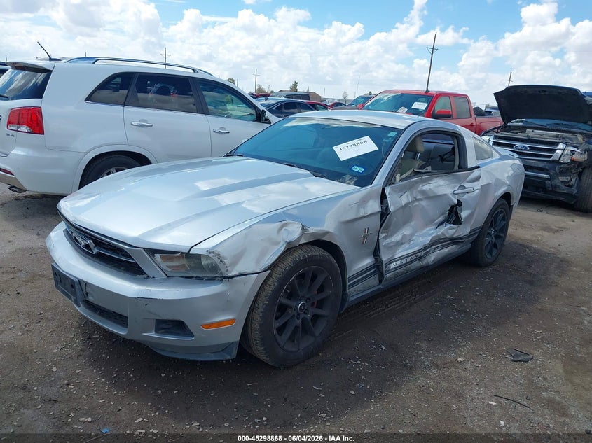 Vin: 1zvbp8an5a5155741, lot: 45796724, ford mustang v6/v6 premium 20102