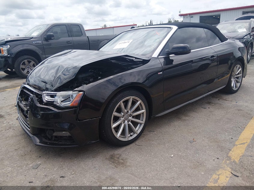 2017 AUDI A5 CABRIOLET auction photo 2