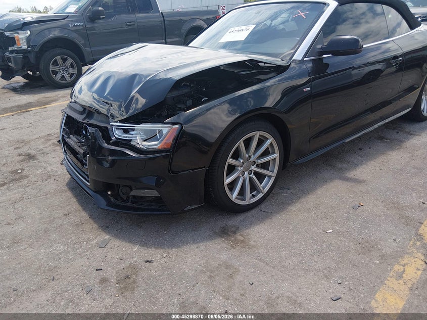 2017 AUDI A5 CABRIOLET auction photo 6