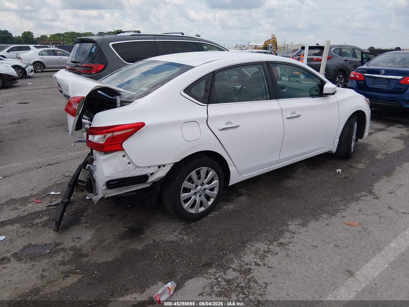 Vin: 3n1ab7ap2hy252324, lot: 45796751, nissan sentra s 20174