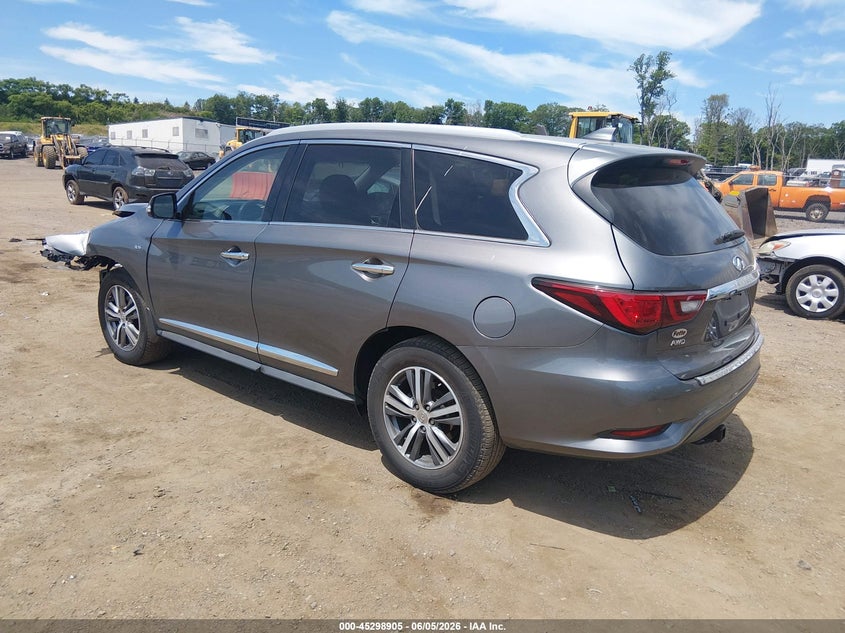 Vin: 5n1dl0mm1lc511740, lot: 45796761, infiniti qx60 luxe awd 20203