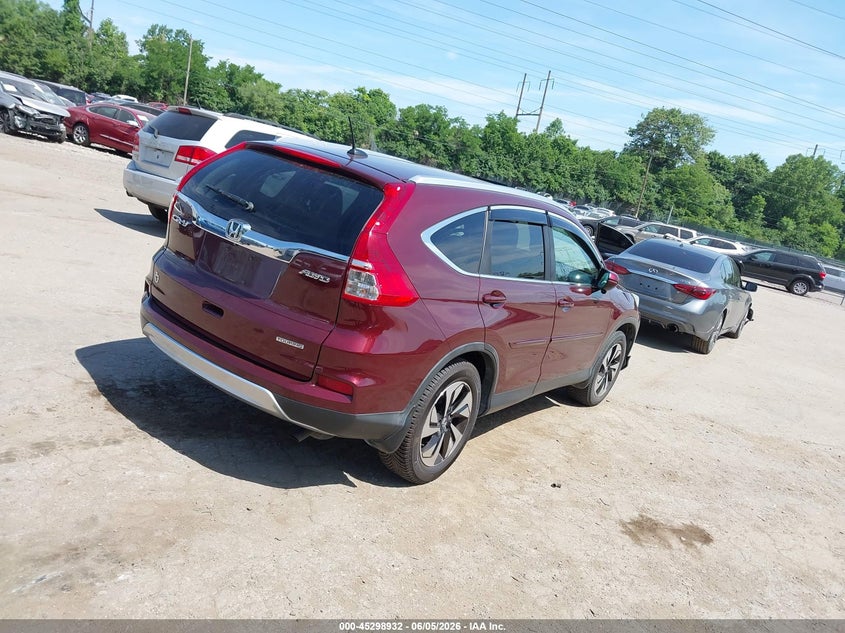2015 Honda Cr-V Touring VIN: 5J6RM4H9XFL025995 Lot: 45298932