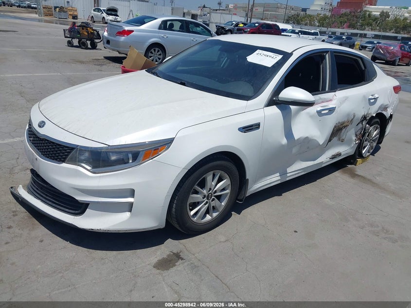 Vin: knagt4l32g5095724, lot: 45796798, kia optima lx 20162