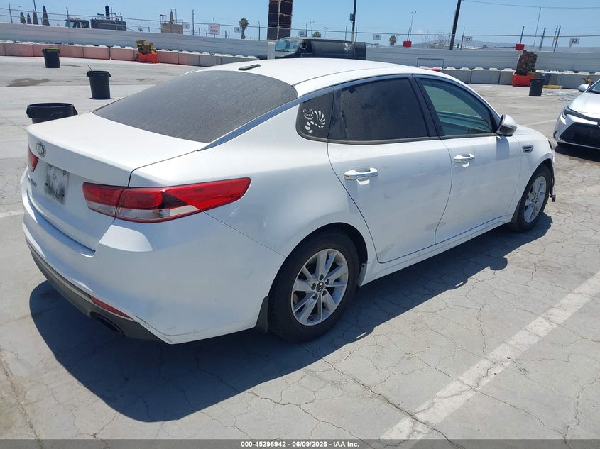Vin: knagt4l32g5095724, lot: 45796798, kia optima lx 20164
