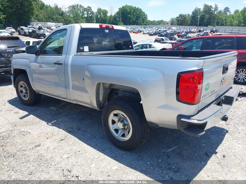 Vin: 1gcncpeh1ez238608, lot: 45796807, chevrolet silverado 1500 work truck 2wt 20143