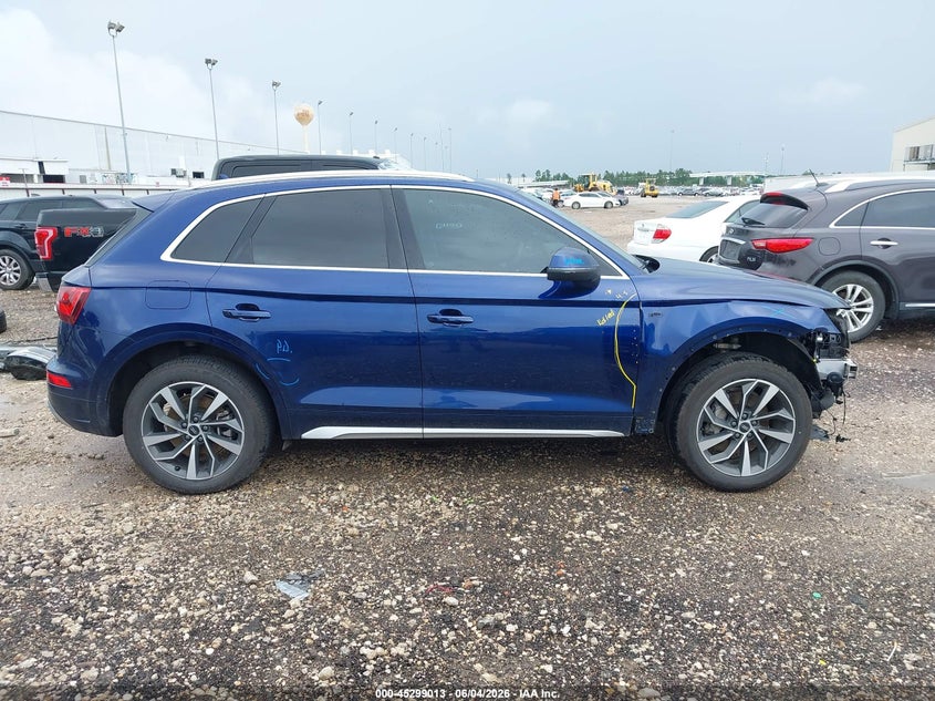 2022 AUDI Q5 SPORT UTILITY VEHICLE 2.0L I-4 DI, DOHC, VVT, TURBO, 261HP