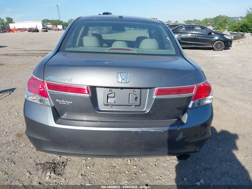 2012 Honda Accord 2.4 2.4 Ex-L grey Lot 111045299022 Vin 1HGCP2F8XCA120812