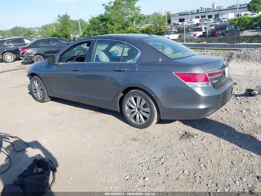 2012 Honda Accord 2.4 2.4 Ex-L grey Lot 111045299022 Vin 1HGCP2F8XCA120812