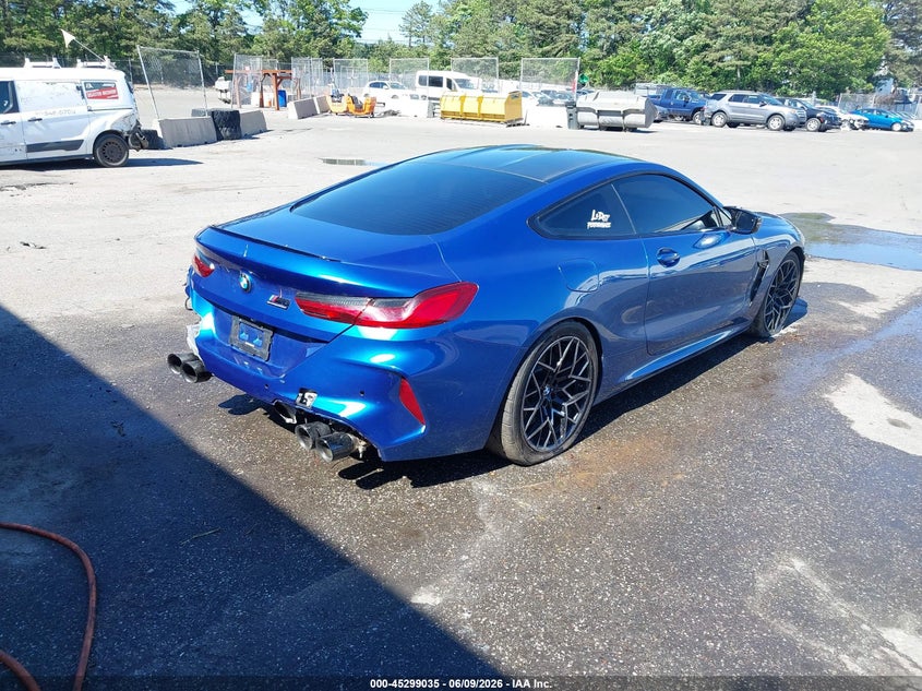 Vin: wbsae0c08lcd46720, lot: 45796891, bmw m8 competition 20204