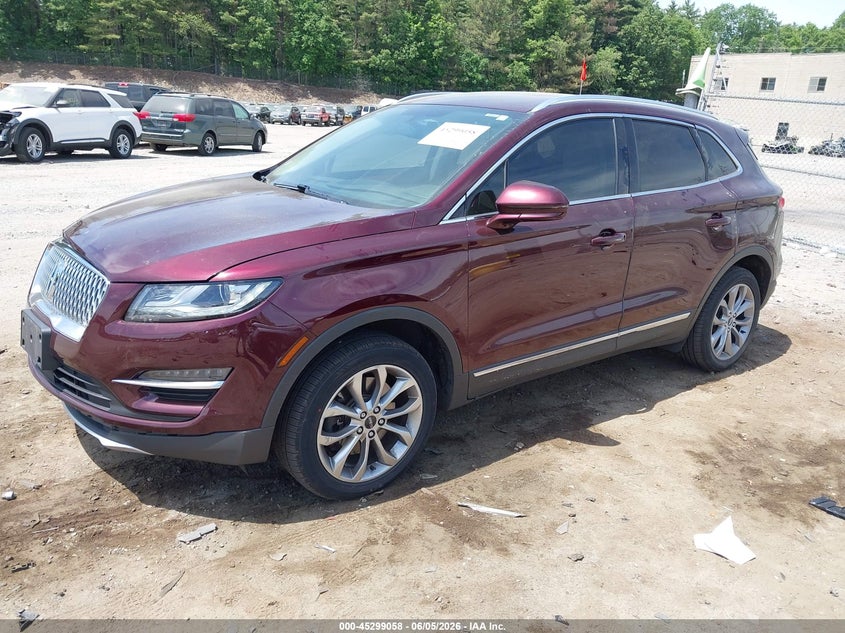 Vin: 5lmcj2d90kul09695, lot: 45796914, lincoln mkc select 20192