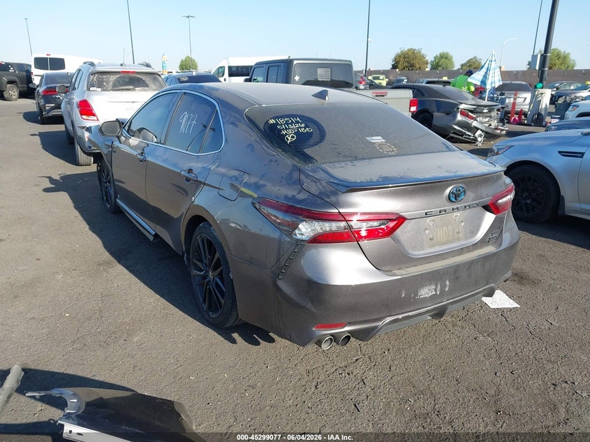 Vin: 4t1k31ak3nu573752, lot: 45796933, toyota camry xse hybrid 20223