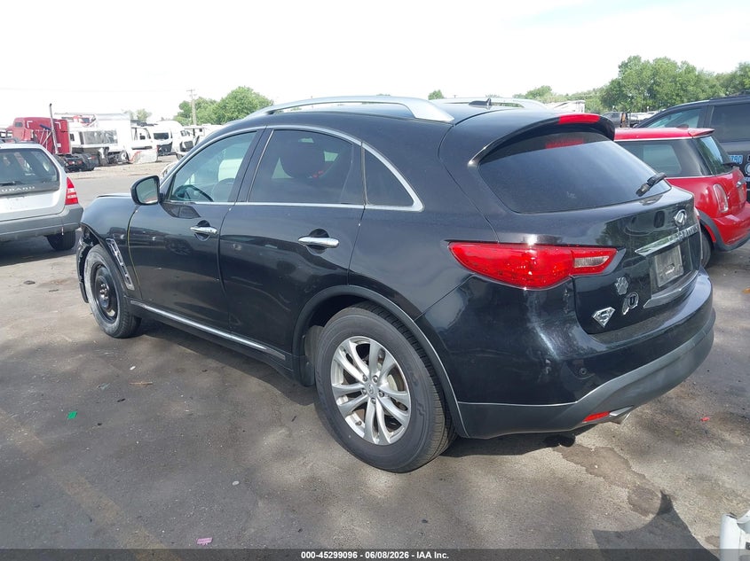 Vin: jn8cs1mw0dm172852, lot: 45796952, infiniti fx37 20133