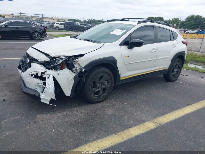 Vin: 4s4guhf65r3802600, lot: 45797054, subaru crosstrek sport 20242