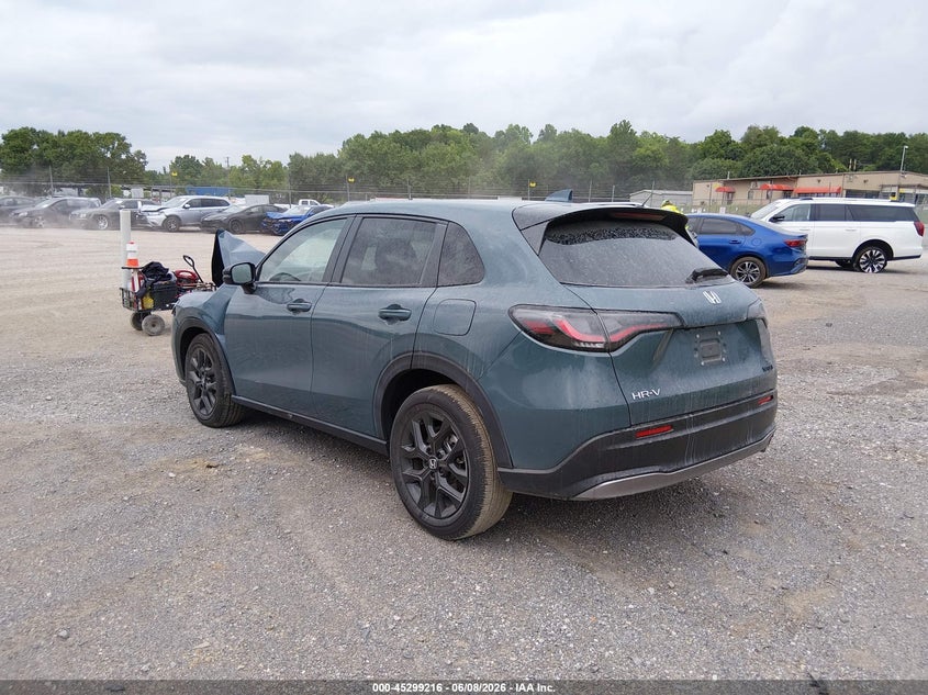 Vin: 3czrz1h59sm730132, lot: 45797072, honda hr-v 2wd sport 20253
