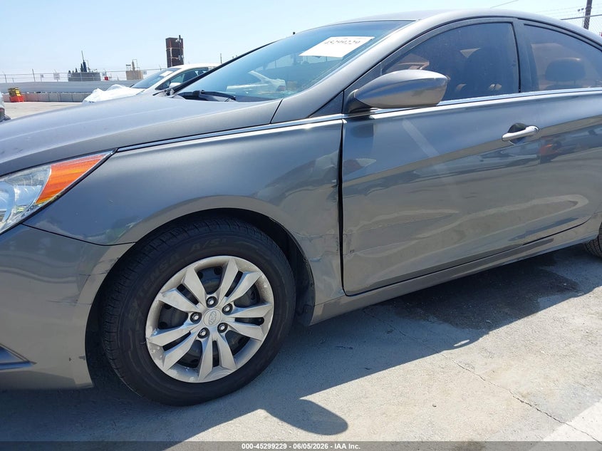 2012 Hyundai Sonata 2.4 Gls grey Lot 111045299229 Vin 5NPEB4AC4CH440990