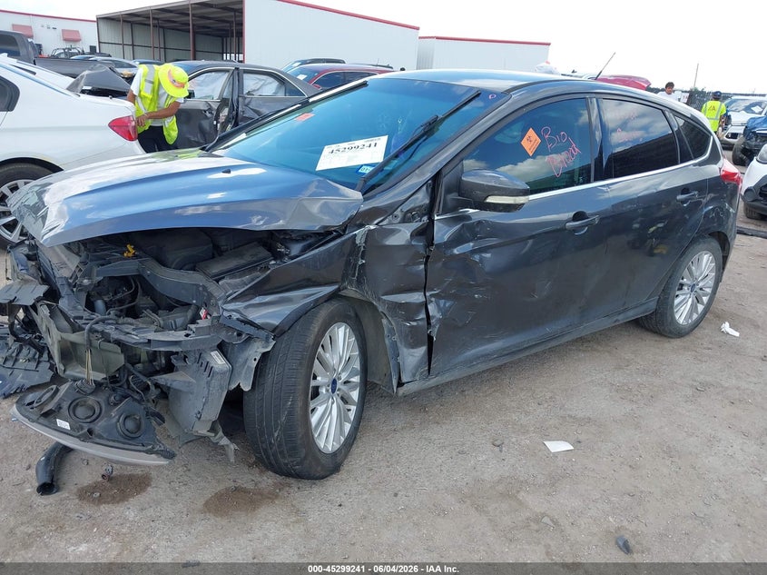 Vin: 1fadp3n28fl361384, lot: 45797097, ford focus titanium 20152