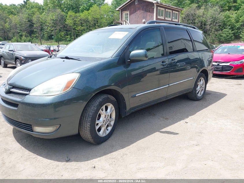 2004 TOYOTA SIENNA VAN 3.3L V-6 DOHC, VVT, 230HP