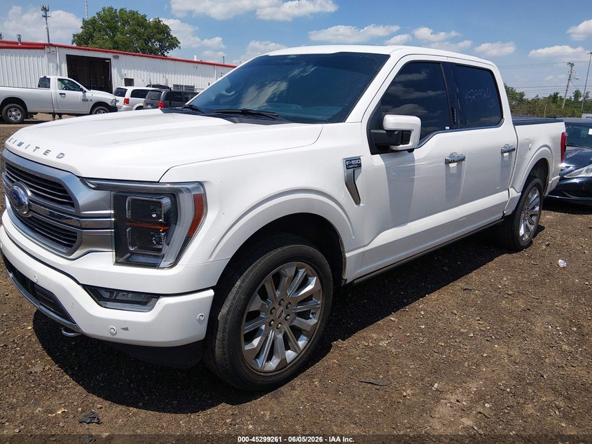 Vin: 1ftfw1e8xmfb83634, lot: 45797117, ford f-150 limited 20212