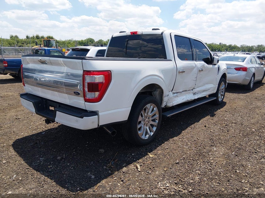 Vin: 1ftfw1e8xmfb83634, lot: 45797117, ford f-150 limited 20214