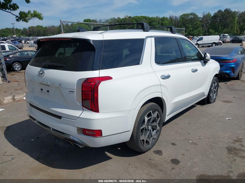 Vin: km8r7dhe5nu384136, lot: 45797126, hyundai palisade calligraphy 20224